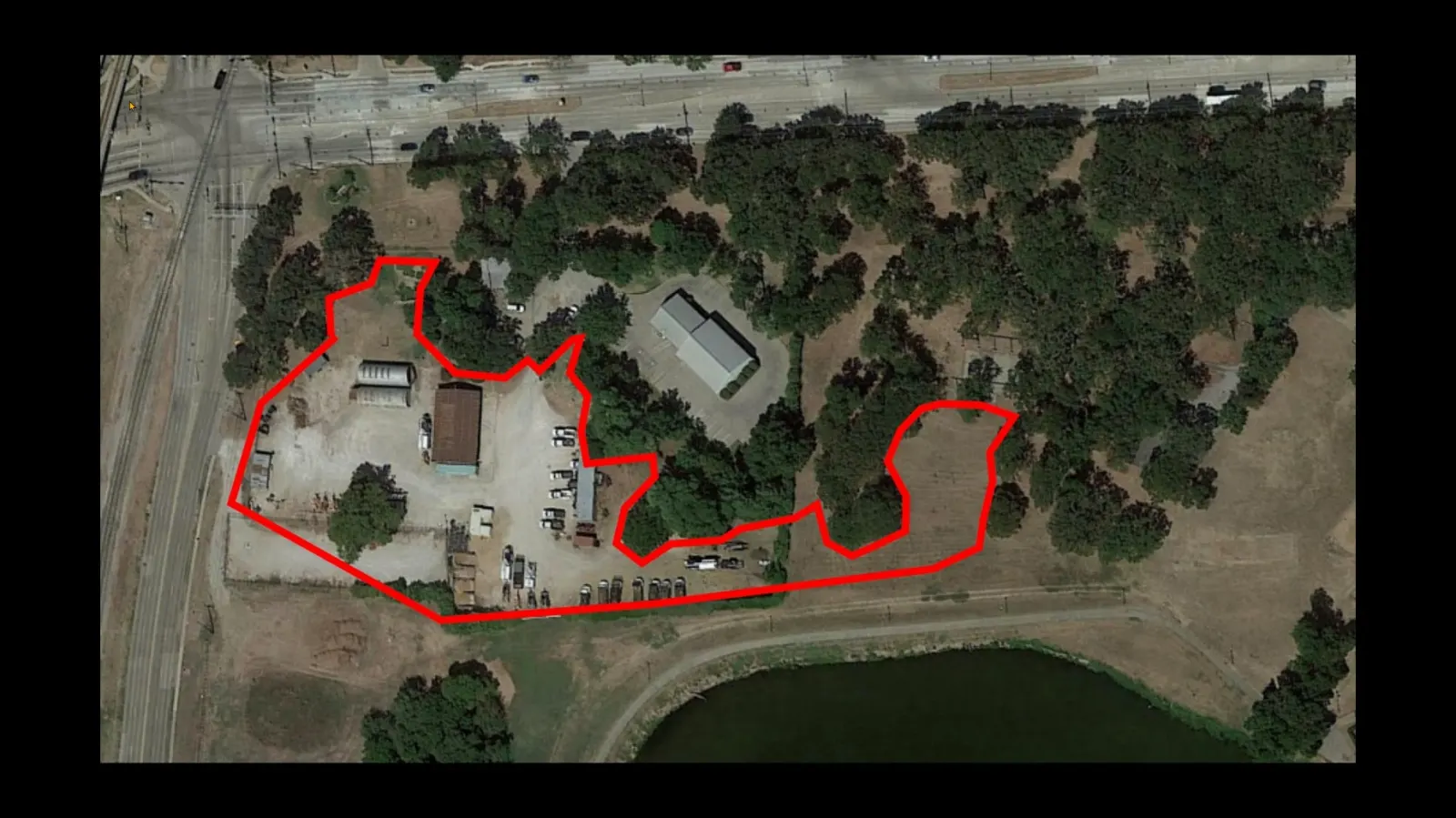 Google Maps context for what the new skatepark replaces