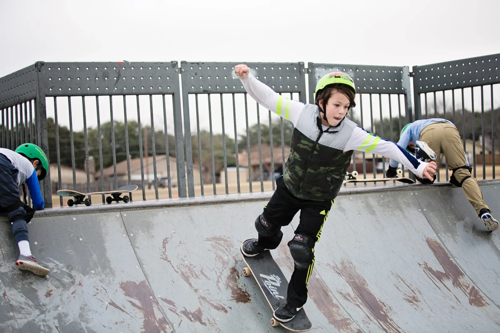 Photo of St. Francis Skatepark courtesy Carrie Smith, photographer and skate mom