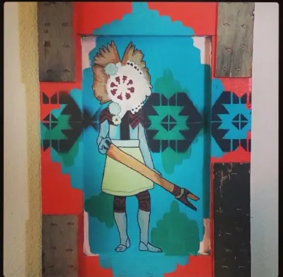 Skateboard Art in Progress